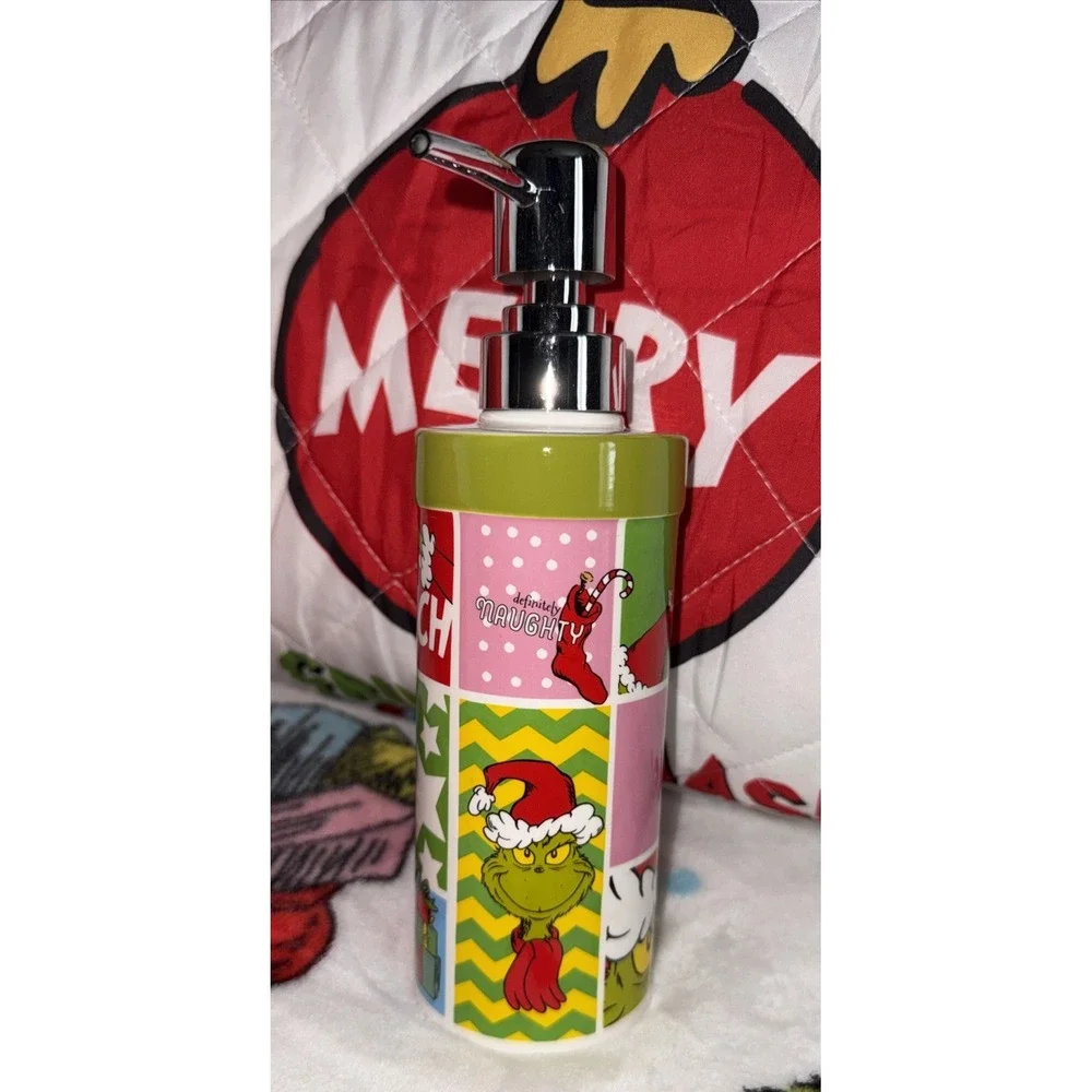 Dr. Seuss‎ -How The Grinch Stole Christmas New Soap Lotion Pump Multi-Colored